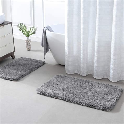 Kitinjoy Luxury Bathroom Rug Mat, Super Soft Water Absorb. . Bathroom carpets amazon